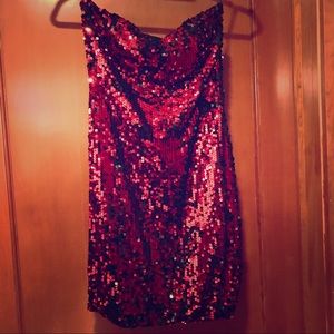 Stunning sequence tube dress. New without tags.